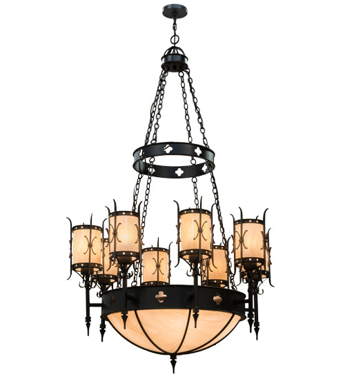 Meyda Tiffany Sabrina 164773 Chandelier Light - Antique,Antique Brass