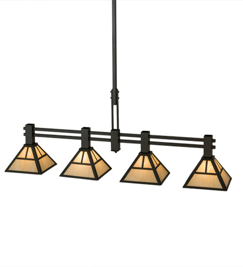 Meyda Tiffany T" Mission" 164837 Pendant Light - Timeless Bronze