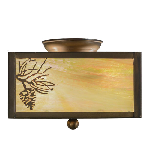 Meyda Tiffany Balsam Pine 16497 Ceiling Light - Antique Copper