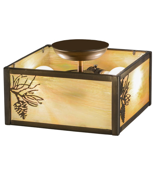 Meyda Tiffany Balsam Pine 16497 Ceiling Light - Antique Copper