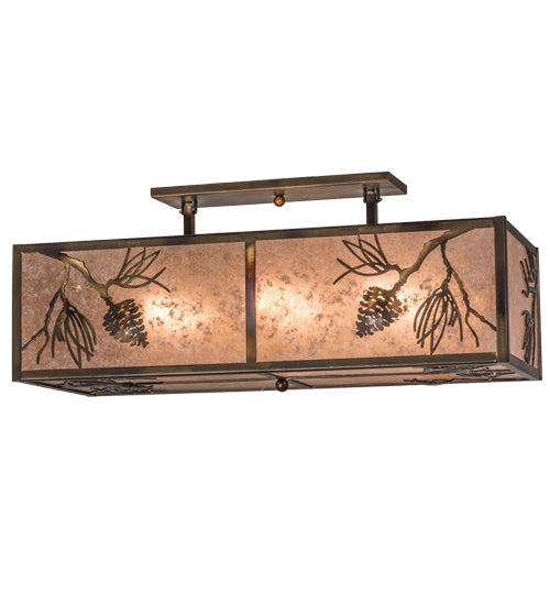 Meyda Tiffany Balsam Pine 164985 Ceiling Light - Antique Copper,Burnished