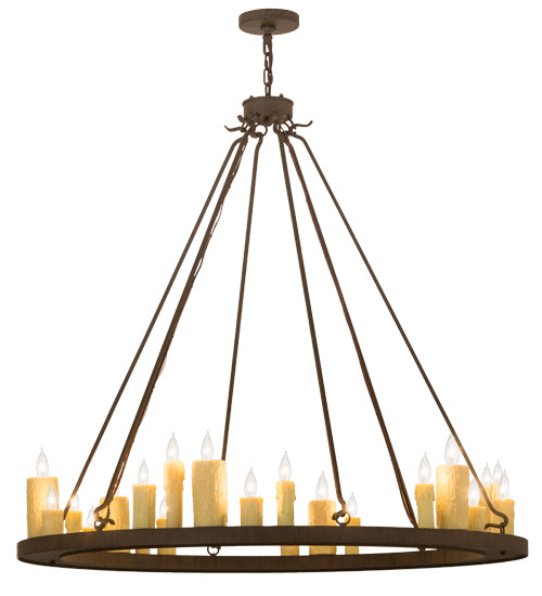 Meyda Tiffany Deina 165065 Chandelier Light - Rust