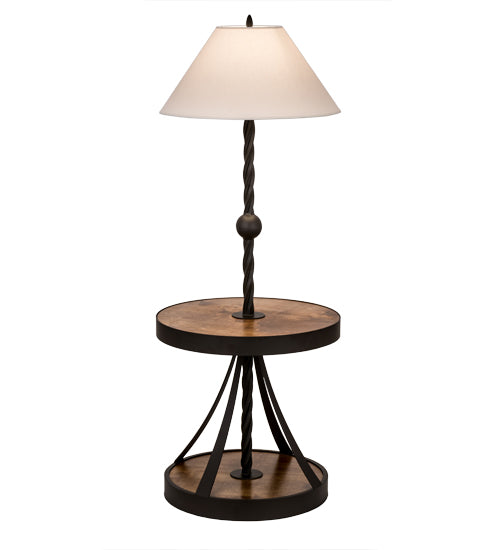 Meyda Tiffany Lighting 165145 Achse One Light Floor Lamp Lamp Bronze / Dark