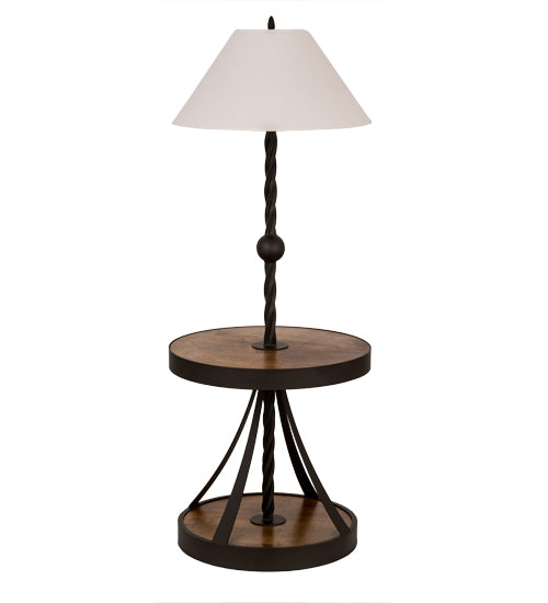 Meyda Tiffany Lighting 165145 Achse One Light Floor Lamp Lamp Bronze / Dark