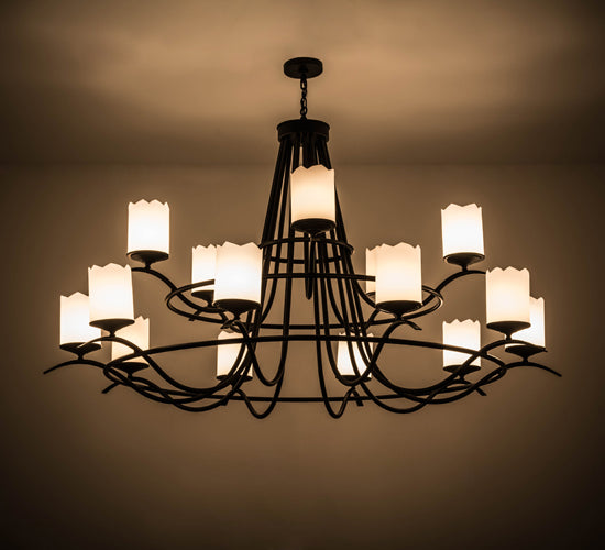 Meyda Tiffany Octavia 165222 Chandelier Light - Blackwash