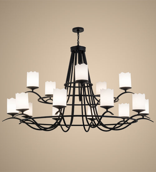 Meyda Tiffany Octavia 165222 Chandelier Light - Blackwash