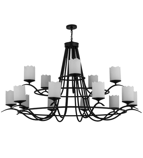 Meyda Tiffany Octavia 165222 Chandelier Light - Blackwash