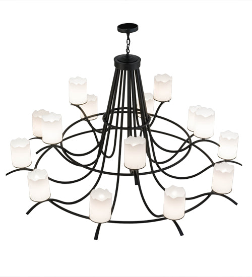 Meyda Tiffany Octavia 165222 Chandelier Light - Blackwash