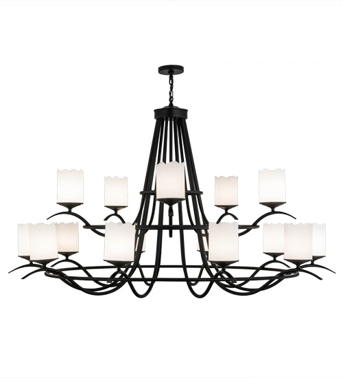 Meyda Tiffany Octavia 165222 Chandelier Light - Blackwash