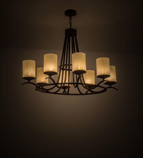 Meyda Tiffany Octavia 165224 Chandelier Light - Brushed Nickel