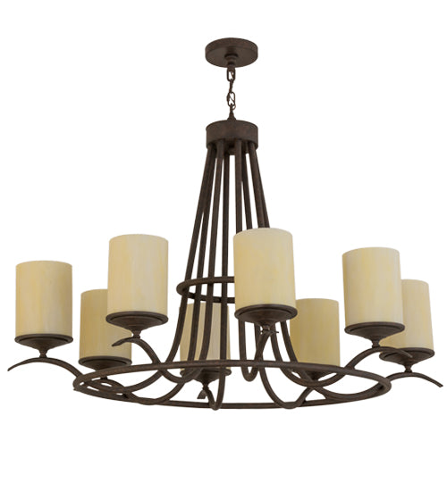 Meyda Tiffany Octavia 165224 Chandelier Light - Brushed Nickel