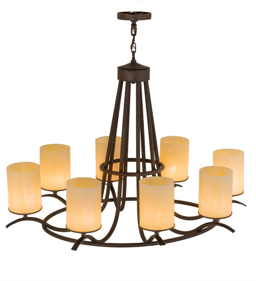 Meyda Tiffany Octavia 165224 Chandelier Light - Brushed Nickel