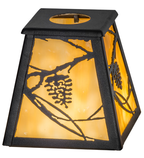 Meyda Tiffany Lighting 165422 Serratina Shade Lamp Shade Black