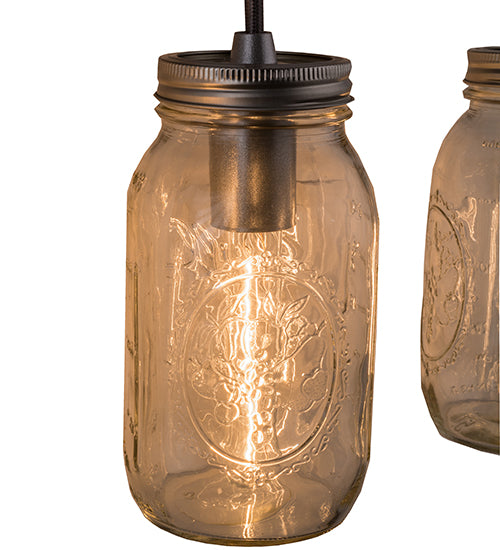 Meyda Tiffany Mason Jar 165431 Bath Vanity Light 18 in. wide - Custom