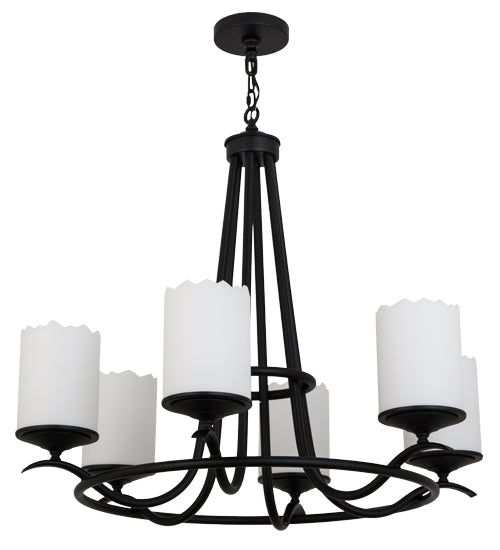 Meyda Tiffany Octavia 165443 Chandelier Light - Oil Rubbed Bronze