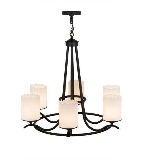 Meyda Tiffany Octavia 165443 Chandelier Light - Oil Rubbed Bronze
