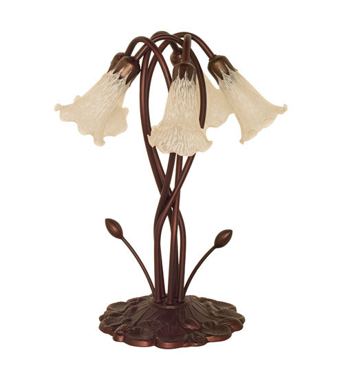 Meyda Tiffany Lighting 16545 White Five Light Accent Lamp Lamp Bronze / Dark