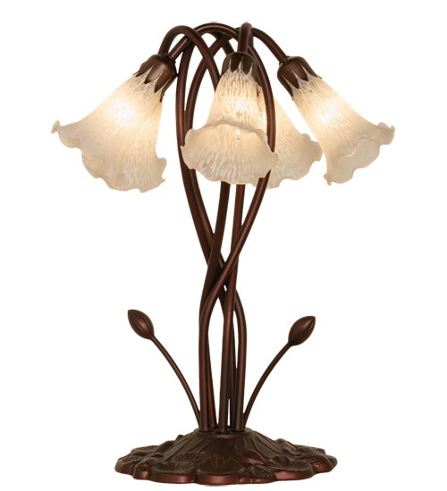Meyda Tiffany Lighting 16545 White Five Light Accent Lamp Lamp Bronze / Dark