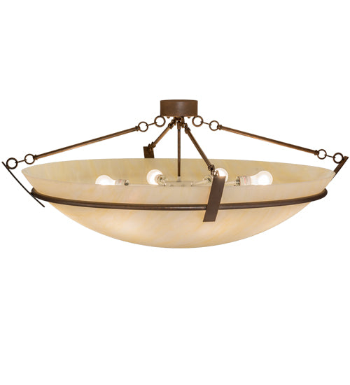 Meyda Tiffany Covina 165653 Ceiling Light - Rust,Antique