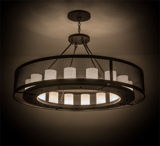 Meyda Tiffany Loxley 165765 Chandelier Light - Timeless Bronze
