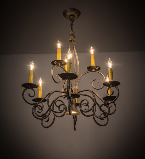 Meyda Tiffany Grace 165963 Chandelier Light - Oil Rubbed Bronze