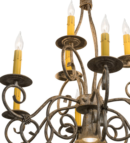 Meyda Tiffany Grace 165963 Chandelier Light - Oil Rubbed Bronze