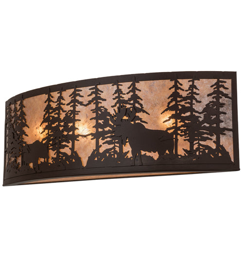 Meyda Tiffany Tall Pines 165993 Wall Light - Cafe-Noir