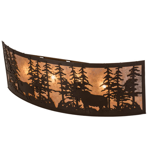 Meyda Tiffany Tall Pines 165993 Wall Light - Cafe-Noir