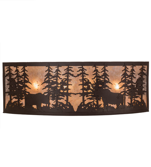 Meyda Tiffany Tall Pines 165993 Wall Light - Cafe-Noir