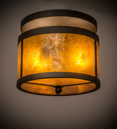 Meyda Tiffany Smythe Craftsman 166409 Ceiling Light - Oil Rubbed Bronze