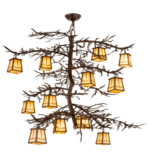 Meyda Tiffany Pine Branch 166573 Chandelier Light - Cafe-Noir