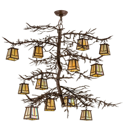 Meyda Tiffany Pine Branch 166573 Chandelier Light - Cafe-Noir