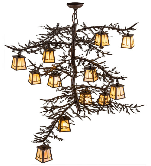 Meyda Tiffany Pine Branch 166573 Chandelier Light - Cafe-Noir