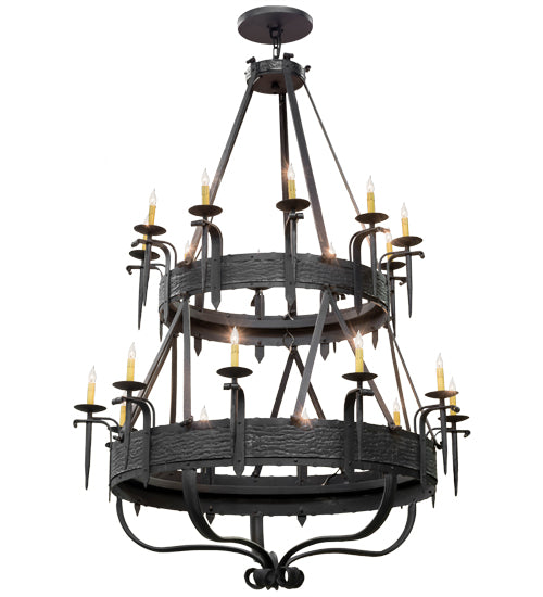 Meyda Tiffany Costello 166715 Chandelier Light - Timeless Bronze