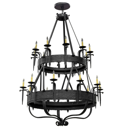 Meyda Tiffany Costello 166715 Chandelier Light - Timeless Bronze