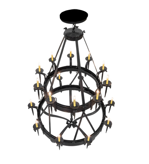 Meyda Tiffany Costello 166715 Chandelier Light - Timeless Bronze