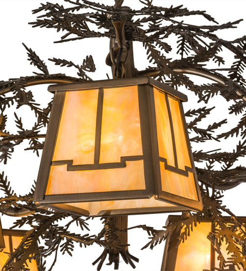 Meyda Tiffany Pine Branch 166720 Chandelier Light - Antique Copper