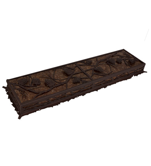 Meyda Tiffany Whispering Pines 166763 Ceiling Light - Rust,Wrought Iron