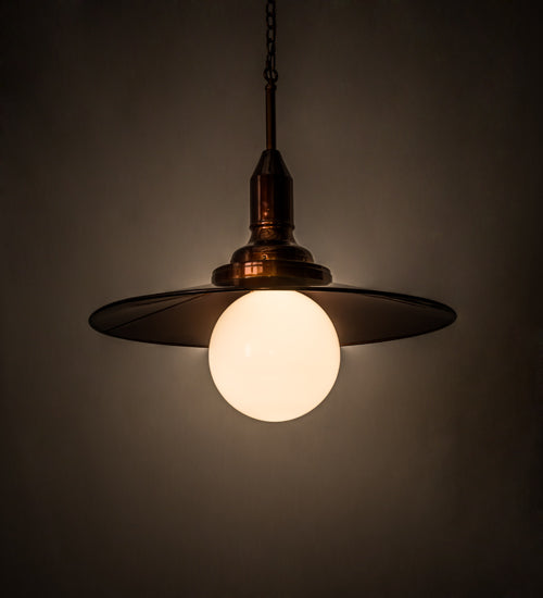 Meyda Tiffany Schotel 166792 Pendant Light - Transparent Copper