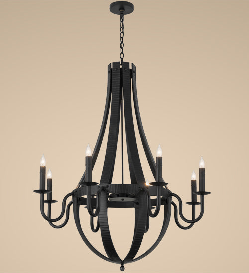 Meyda Tiffany Barrel Stave 166800 Chandelier Light - Rust