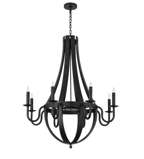 Meyda Tiffany Barrel Stave 166800 Chandelier Light - Rust