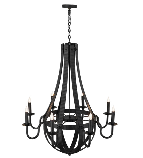 Meyda Tiffany Barrel Stave 166800 Chandelier Light - Rust