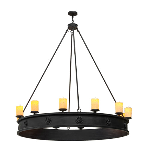 Meyda Tiffany Lorenzo 166955 Chandelier Light - Mahogany Bronze