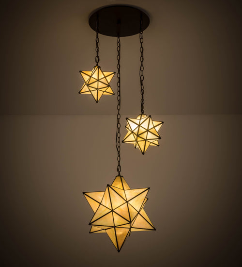 Meyda Tiffany Moravian Star 166958 Pendant Light - Oil Rubbed Bronze