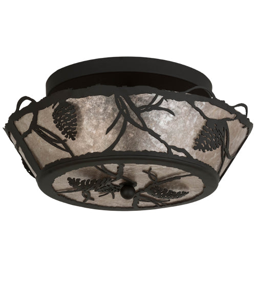 Meyda Tiffany Whispering Pines 167076 Ceiling Light - Oil Rubbed Bronze