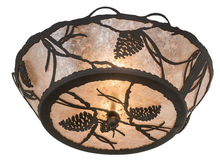 Meyda Tiffany Whispering Pines 167076 Ceiling Light - Oil Rubbed Bronze
