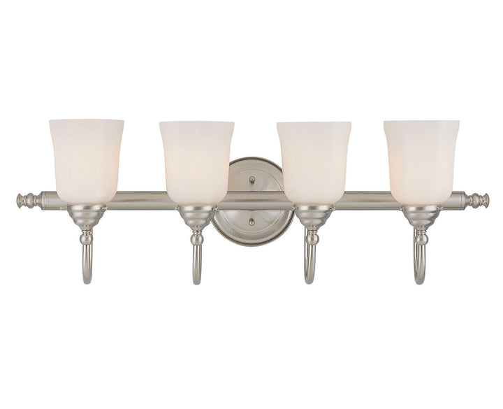 Savoy House Brunswick 8-1062-4-SN Bath Vanity Light 31 in. wide - Satin Nickel