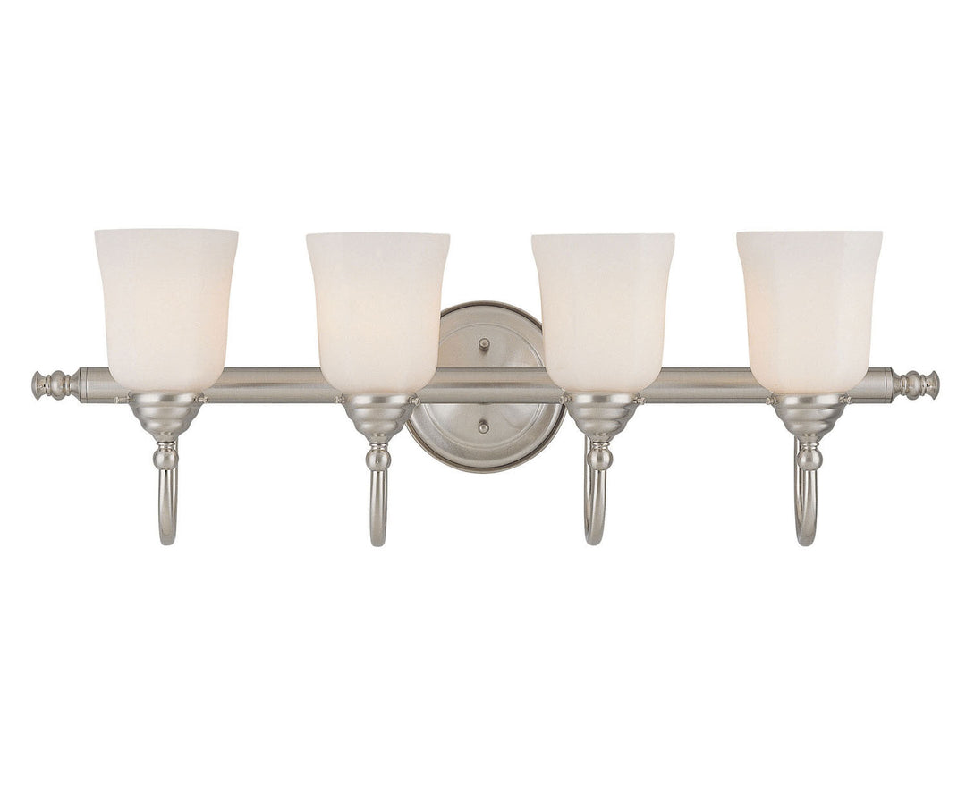 Savoy House Brunswick 8-1062-4-SN Bath Vanity Light 31 in. wide - Satin Nickel