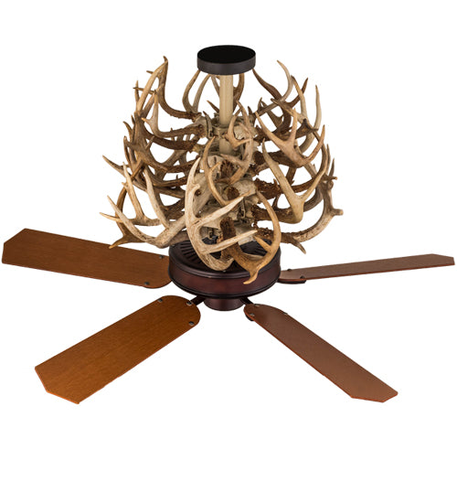 Meyda Tiffany Antlers 167253 Ceiling Fan - Oil Rubbed Bronze