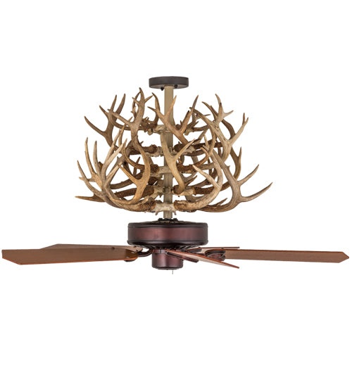 Meyda Tiffany Antlers 167253 Ceiling Fan - Oil Rubbed Bronze